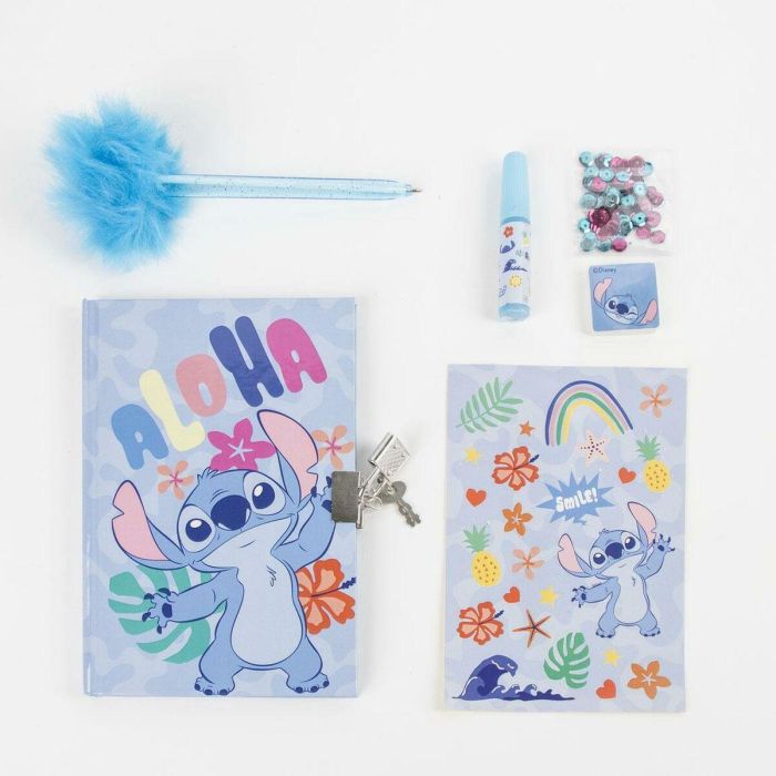 Cerdá Diario Set Stitch 23.5 x 25.0 x 5.5 cm Multicolor para Niños +3 Años 3 Cerdá Diario Set Stitch 23.5 x 25.0 x 5.5 cm Multicolor para Niños +3 Años 3
