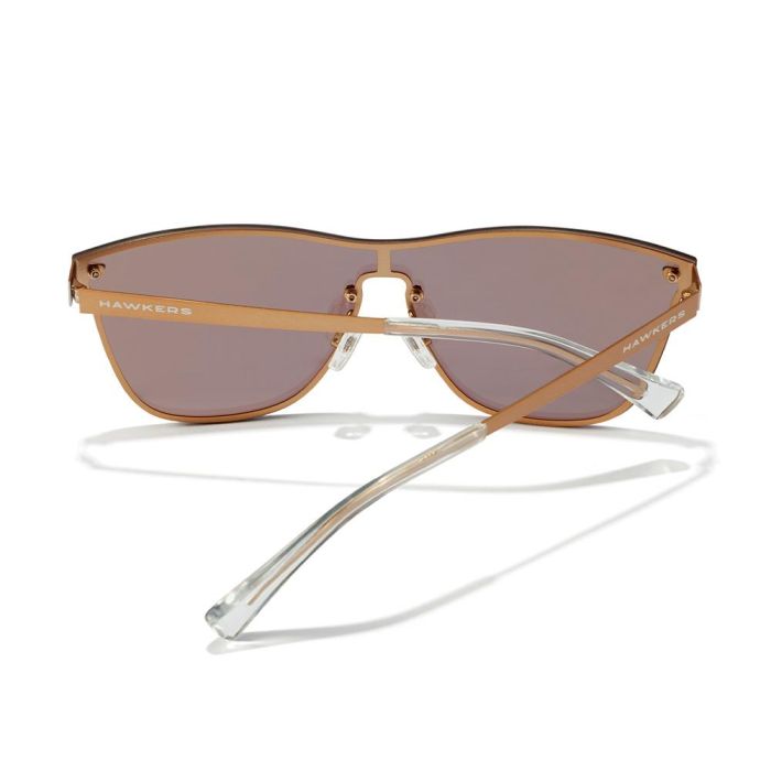 Hawkers ONE VENM METAL Gafas de Sol para adultos unisex, montura dorada, cristal azul
