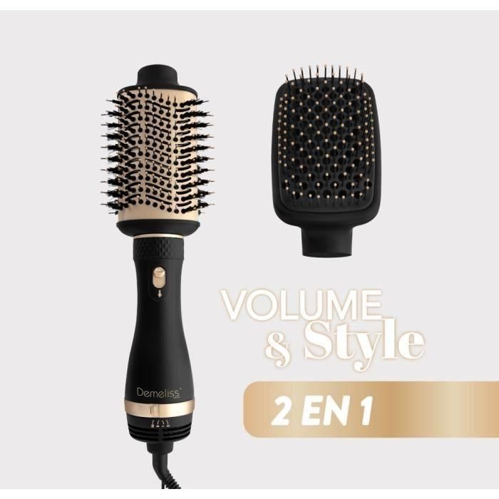 Saint Algue 20036 Cepillo soplador 2 en 1 con 2 cabezales intercambiables, cerdas de nailon, para volumen y alisado del cabello. 0 Saint Algue 20036 Cepillo soplador 2 en 1 con 2 cabezales intercambiables, cerdas de nailon, para volumen y alisado del cabello. 0