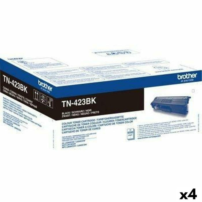 Tóner Brother TN423BK Negro (4 Unidades) 0 Tóner Brother TN423BK Negro (4 Unidades) 0