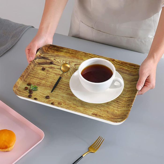 Bandeja de Melamina Wood 27x21 cm Brillo - La Mediterranea (18 Unidades) 3 Bandeja de Melamina Wood 27x21 cm Brillo - La Mediterranea (18 Unidades) 3