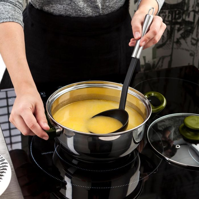 Quid Cazo Acero Inoxidable Habitat Negro Mate 35x10x7 cm 2 Quid Cazo Acero Inoxidable Habitat Negro Mate 35x10x7 cm 2