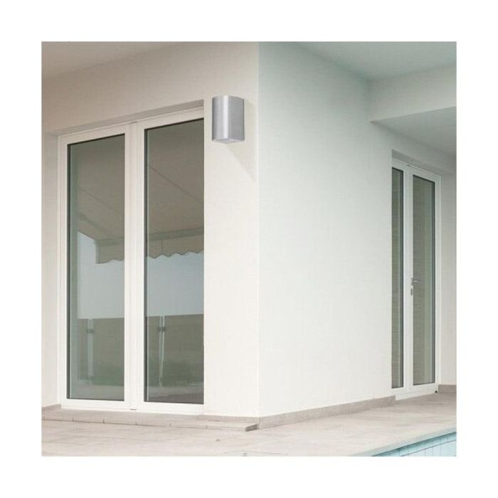 RABALUX RAB-8019 Aplique Exterior Chile 2xGU10 IP44 Estilo Moderno Marrón Antiguo con Doble Iluminación Up/Down 8