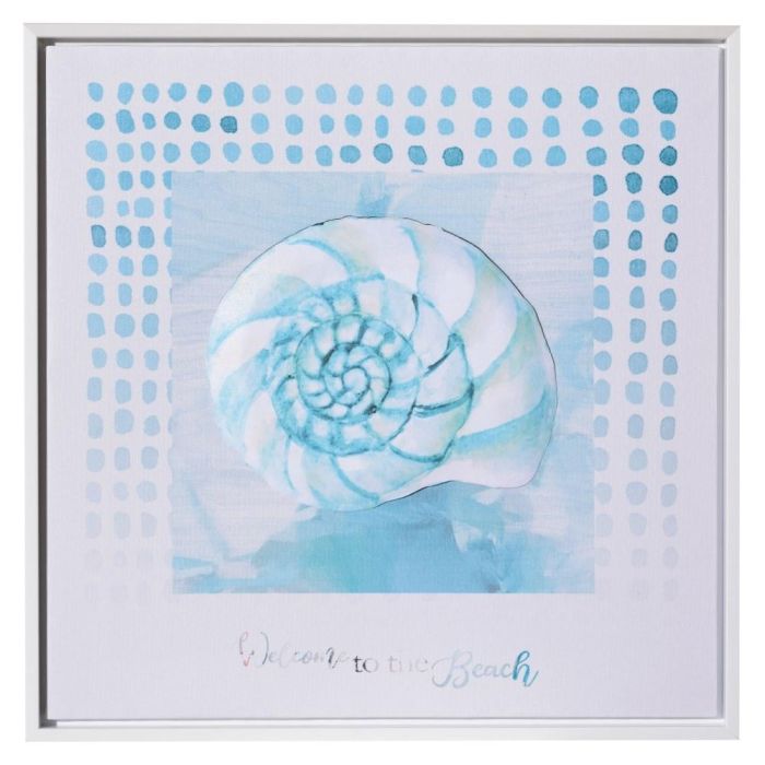 Cuadro Impresión Conchas 3/M Lienzo 40 X 2,30 X 40 cm