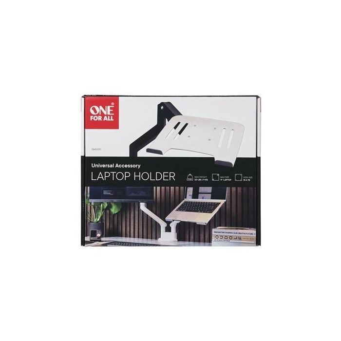 One For All Soporte Universal para Laptop, Compatible con Brazos de Monitor, Nivel de los Ojos y Seguridad Mejorada 8 One For All Soporte Universal para Laptop, Compatible con Brazos de Monitor, Nivel de los Ojos y Seguridad Mejorada 8