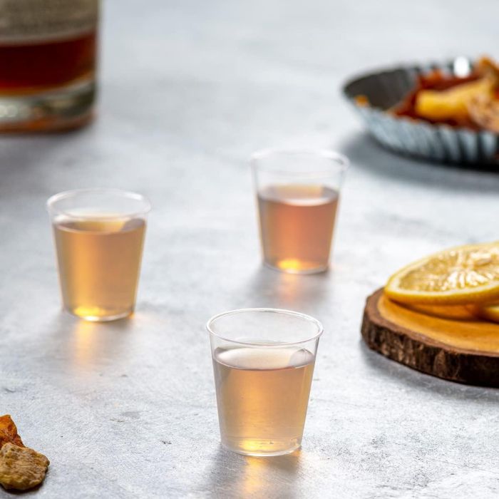 Algon Set 24 Vasos Chupito PP 30 ml Transparentes (24 Unidades) Algon Set 24 Vasos Chupito PP 30 ml Transparentes (24 Unidades)