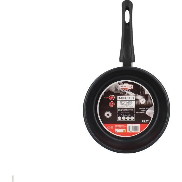 Sartén - MENASTYL - 6020244 - Acero inoxidable - 20 cm - Apta para todo tipo de fuegos, incluida inducción 1