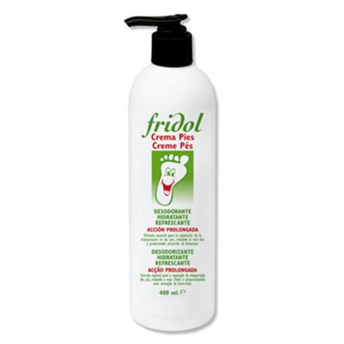 RBB Fridol Crema Pies 400ml - Desodorante, Hidratante y Refrescante con Acción Prolongada para Transpiración y Mal Olor