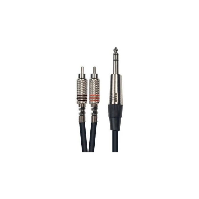 Cable De 3 Metros De Largo. 2 Rca Macho A Jack Macho Stereo Cable De 3 Metros De Largo. 2 Rca Macho A Jack Macho Stereo