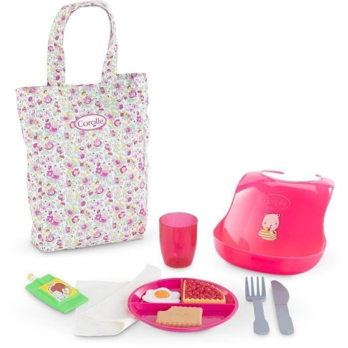 Accesorios para bebé - COROLLE - Caja de comida grande - Para muñecos bebés de 36 y 42 cm - 11 accesorios - A partir de 2 años Accesorios para bebé - COROLLE - Caja de comida grande - Para muñecos bebés de 36 y 42 cm - 11 accesorios - A partir de 2 años