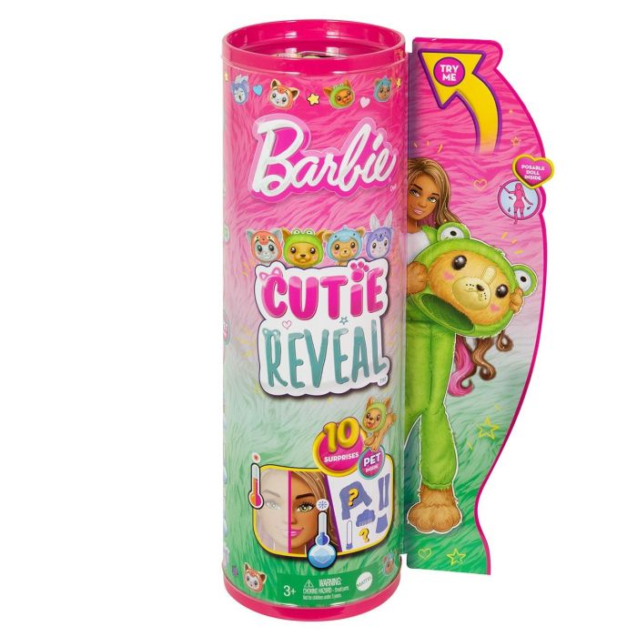 Barbie Cutie Reveal Disfraces Perro Rana Hrk24 Mattel 3