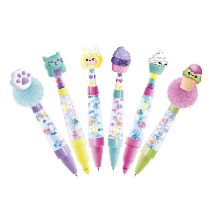 Canal Toys Ofg349 Pack Subrayador y Bolígrafos DIY para Decorar: Temática Kawaii y Yummy (2 Kits) 4