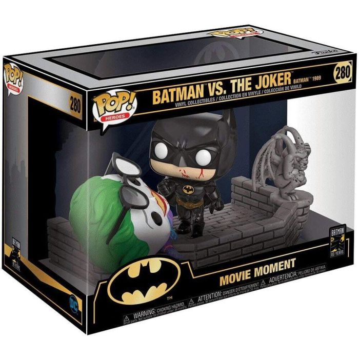 Funko 37250 Funko Pop Moment Exclusiva Figura Batman vs El Joker Película 1989 DC Heroes N° 280 PVC 9.5 cm Coleccionable 3 Funko 37250 Funko Pop Moment Exclusiva Figura Batman vs El Joker Película 1989 DC Heroes N° 280 PVC 9.5 cm Coleccionable 3