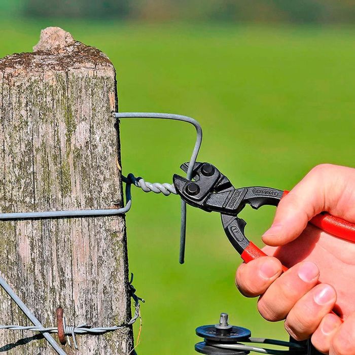 Knipex 7101200 Cortabulones Compacto 205 mm para Corte Central Ø5,2 mm 3