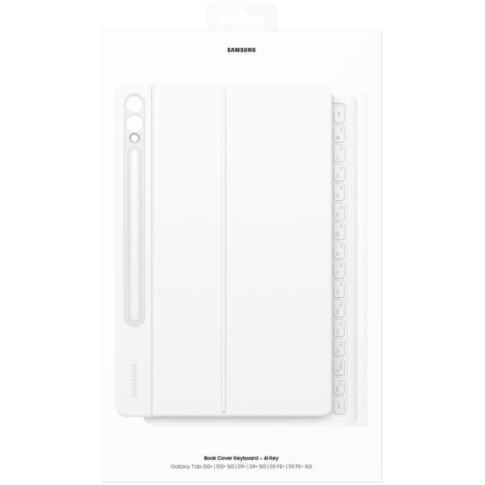 Samsung Book Cover Keyboard für Tab S10+/S9+/S9 FE+ white 2 Samsung Book Cover Keyboard für Tab S10+/S9+/S9 FE+ white 2