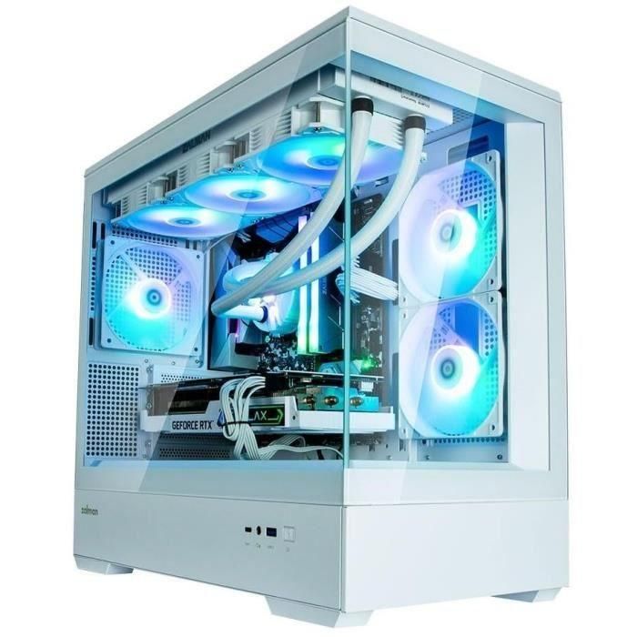 Caja de PC sin fuente de alimentación - ZALMAN P30 (Blanco) - Torre media - Formato M-ATX 1 Caja de PC sin fuente de alimentación - ZALMAN P30 (Blanco) - Torre media - Formato M-ATX 1