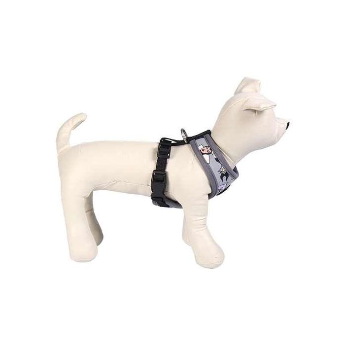 Cerdá T4M:M/L Arnés para perros Disney Villanas, Talla M-L, Gris 2