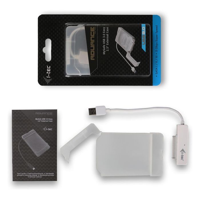 I-TEC Carcasa Externa para Disco Duro/SSD 2.5" USB 3.0 Easy SATA Blanco 8 I-TEC Carcasa Externa para Disco Duro/SSD 2.5" USB 3.0 Easy SATA Blanco 8