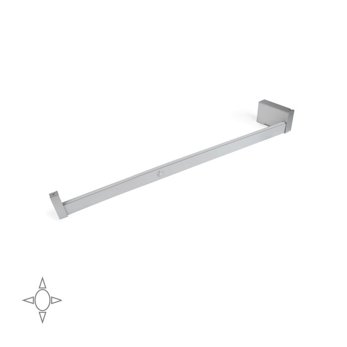 Emuca Barra para armario con luz LED Castor, batería extraible y sensor de movimiento, L558mm, Plástico y aluminio, Gris metalizado 0 Emuca Barra para armario con luz LED Castor, batería extraible y sensor de movimiento, L558mm, Plástico y aluminio, Gris metalizado 0