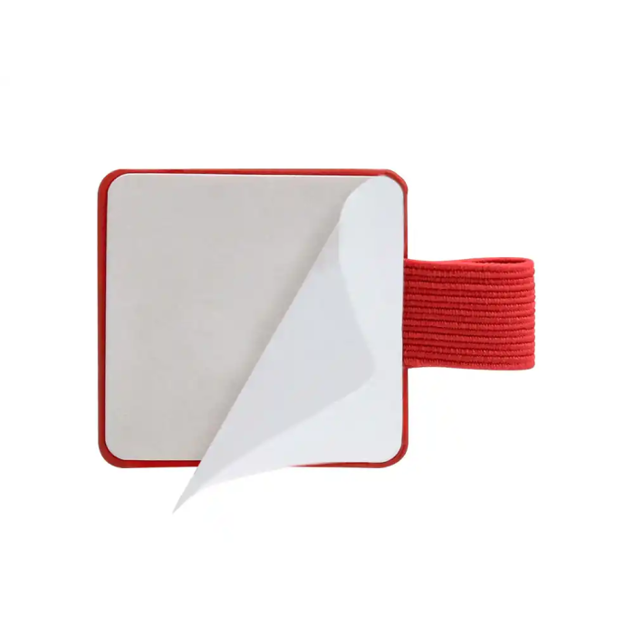 Antartik Portabolígrafo Autoadhesivo para Cuaderno con Elástico hasta 15 mm, Rojo, 40x40 mm 5 Antartik Portabolígrafo Autoadhesivo para Cuaderno con Elástico hasta 15 mm, Rojo, 40x40 mm 5