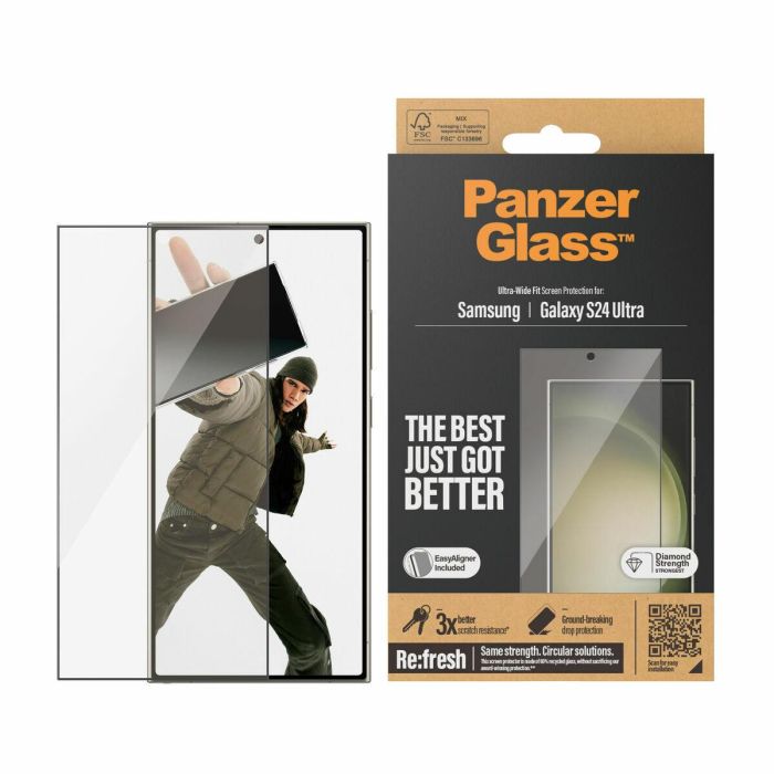 Protector de Pantalla Panzer Glass 7352 Samsung Galaxy S24 Ultra 3 Protector de Pantalla Panzer Glass 7352 Samsung Galaxy S24 Ultra 3