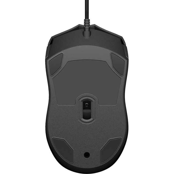 HP 822M9UT Ratón Óptico 105 con Cable USB, Sensor Preciso 1600 DPI, Diseño Ambidiestro Cómodo 3 Botones, Compatible Windows y Mac, Negro 2