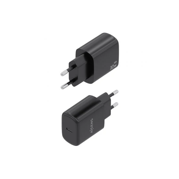 Aisens Cargador de Pared GaN A110-0976 30W USB-C Negro 2