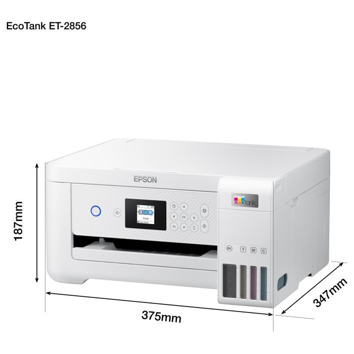 Epson EcoTank ET-2856 Impresora Multifunción A4, Wi-Fi, Inyección de Tinta a Color, Depósito de Tinta 5 Epson EcoTank ET-2856 Impresora Multifunción A4, Wi-Fi, Inyección de Tinta a Color, Depósito de Tinta 5