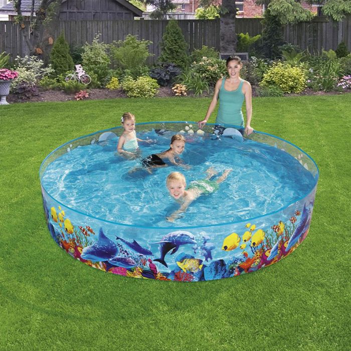 Bestway Piscina Rigida Infantil PVC Marina 244x46 cm +3 Años Jardin 55031 7