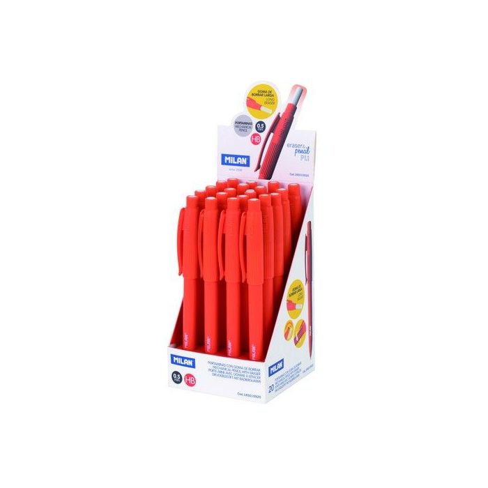 Portaminas Milan Pl1 Touch 0,5 Mm Expositor De 20