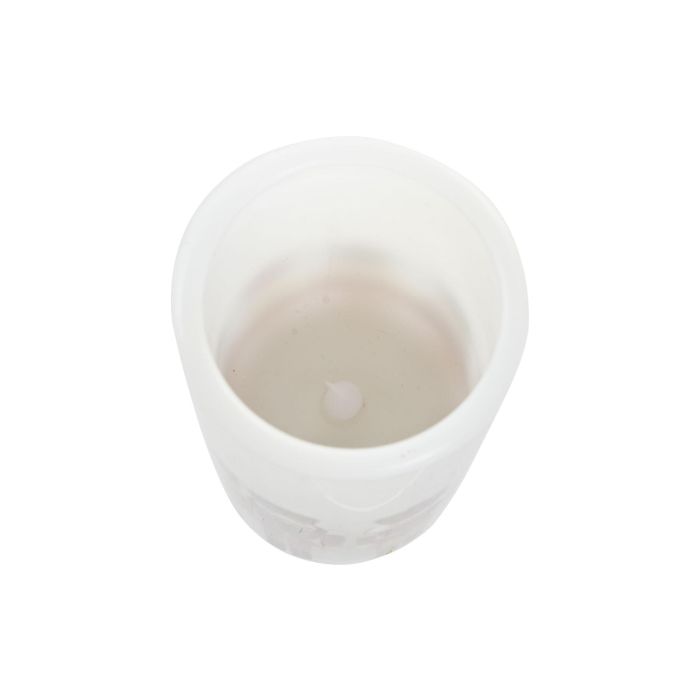 DKD Home Decor Vela LED Cera Luminosa para Decoración de Navidad Tradicional Multicolor Blanco 7.5x7.5x15 cm a Pilas 3xAAA 2