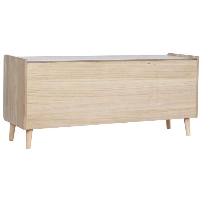 Mueble de TV Home ESPRIT Natural Ratán Madera de Paulonia 120 x 35 x 54 cm 4 Mueble de TV Home ESPRIT Natural Ratán Madera de Paulonia 120 x 35 x 54 cm 4