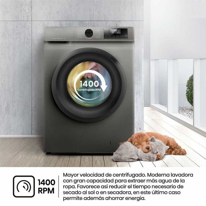 Lavadora Hisense WF1Q8041BT 8
