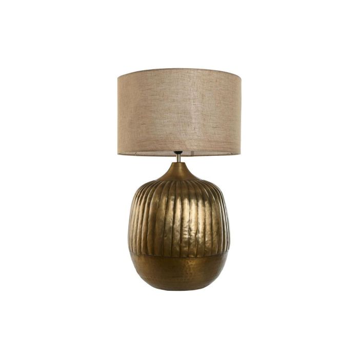 Lampara Sobremesa DKD Home Decor Bronce Beige 42 x 69 x 42 cm