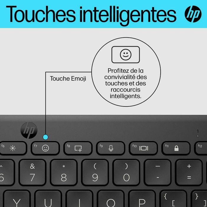 HP 350 Teclado Inalámbrico Bluetooth Compacto Multi-Dispositivo, Cómodo y Portátil para Productividad en PC, Portátil, Tablet y Móvil 11 HP 350 Teclado Inalámbrico Bluetooth Compacto Multi-Dispositivo, Cómodo y Portátil para Productividad en PC, Portátil, Tablet y Móvil 11