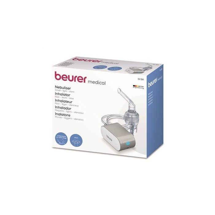 Beurer Inhalador IH-58 con Tecnología de Aire Comprimido, Ideal para Asma y Vías Respiratorias, Incluye Accesorios para Adultos y Niños 4