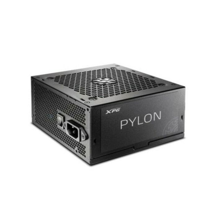 XPG PYLON 750W Fuente de Alimentación PC ATX, Certificación 80 PLUS Bronze, 24-pin ATX, Ventilador 12cm Activo, Cableado No Modular, Negro