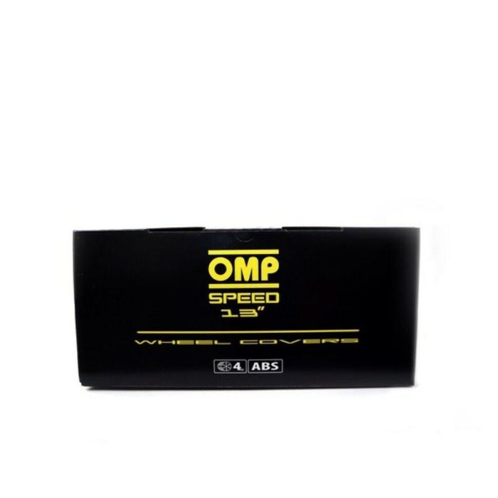 Tapacubos OMP Stinger Speed Negro Plateado 13" (4 uds) 4