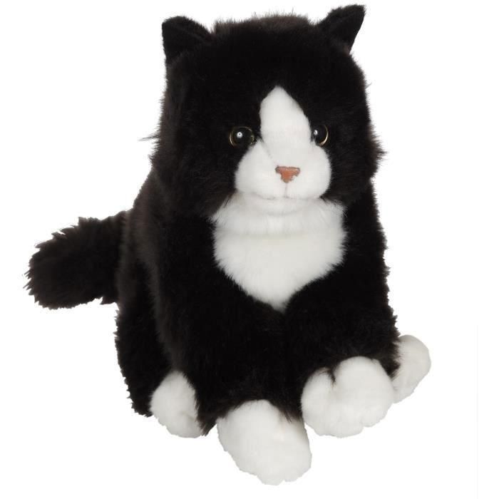Peluche - Gipsy Toys - Gato Mimiz - 28cm - Negro/Blanco 1 Peluche - Gipsy Toys - Gato Mimiz - 28cm - Negro/Blanco 1