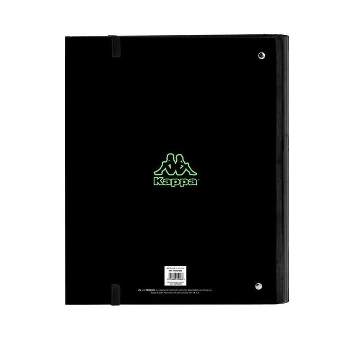 Carpeta de anillas Kappa Black Verde Negro 27 x 32 x 3.5 cm 1 Carpeta de anillas Kappa Black Verde Negro 27 x 32 x 3.5 cm 1