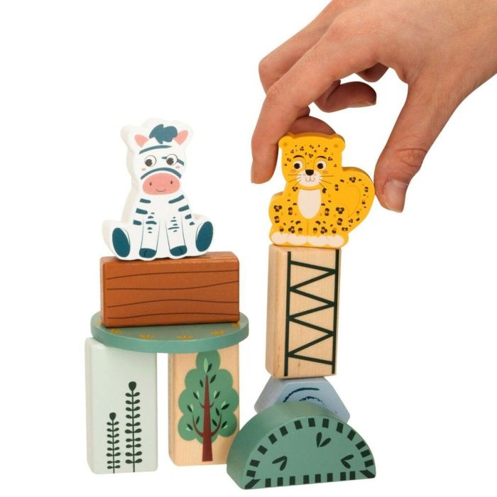 Juego de Construcción Woomax Animales 28 piezas (6 Unidades) 4 Juego de Construcción Woomax Animales 28 piezas (6 Unidades) 4