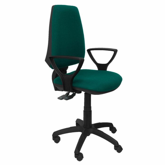 PIQUERAS Y CRESPO Silla Elche S bali turquesa brazos fijos