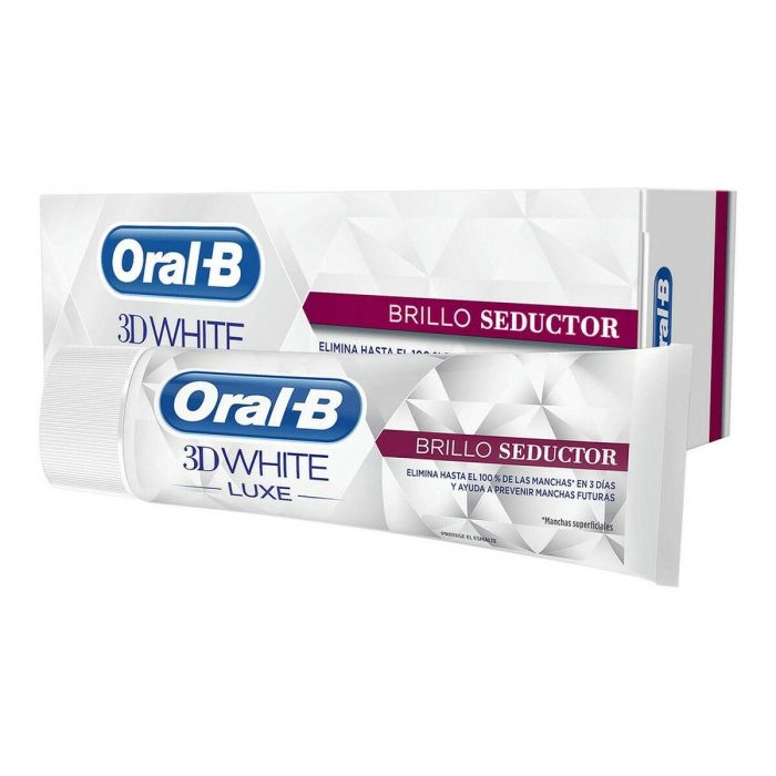 Oral-B 3D White Luxe Perfección Pasta Dental Blanqueadora para Esmalte y Sonrisa Radiante, 75 ml 3