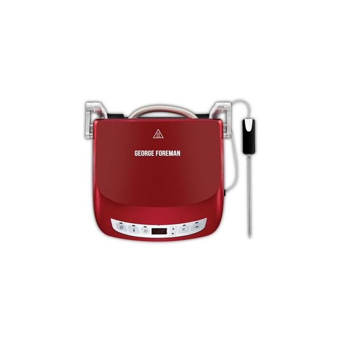 George Foreman 24001-56 Grill Eléctrico de Precisión Evolve Rojo para 5 Raciones