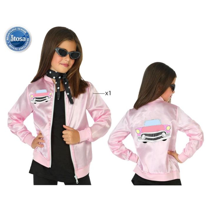 Disfraz para Niños Grease Rosa (1 Pc) 10-12 Años Disfraz para Niños Grease Rosa (1 Pc) 10-12 Años