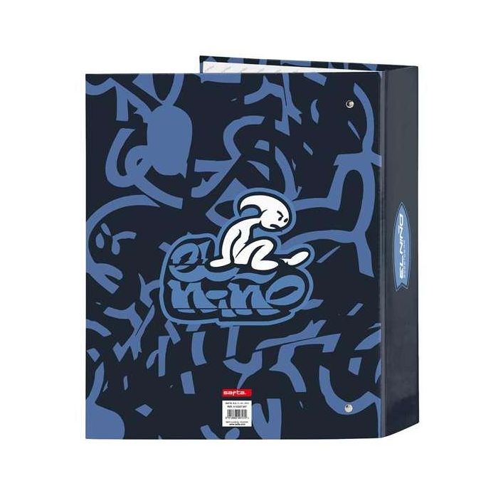 Carpeta de anillas El Niño Bahia Azul A4 (27 x 33 x 6 cm) 1 Carpeta de anillas El Niño Bahia Azul A4 (27 x 33 x 6 cm) 1