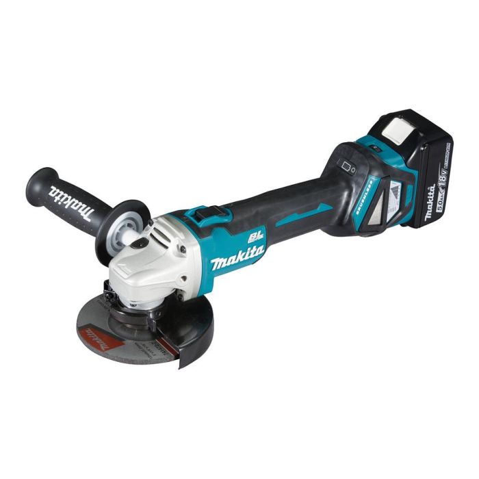Makita DGA511RTJ Amoladora Angular a Batería, Motor sin Escobillas, 12.5 cm, 8500 RPM, Incluye Funda de Transporte Makita DGA511RTJ Amoladora Angular a Batería, Motor sin Escobillas, 12.5 cm, 8500 RPM, Incluye Funda de Transporte