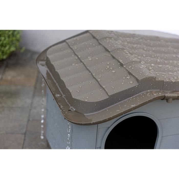 Casa para gatos paola eco kerbl - 60 x 51 x 41 cm - gris y marrón - plástico reciclado 1 Casa para gatos paola eco kerbl - 60 x 51 x 41 cm - gris y marrón - plástico reciclado 1
