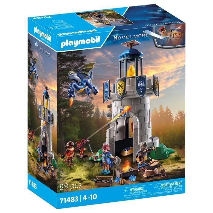 Playmobil Torre Caballeros C/Herrero Y Dragón Novelmore 71483 +4 Años