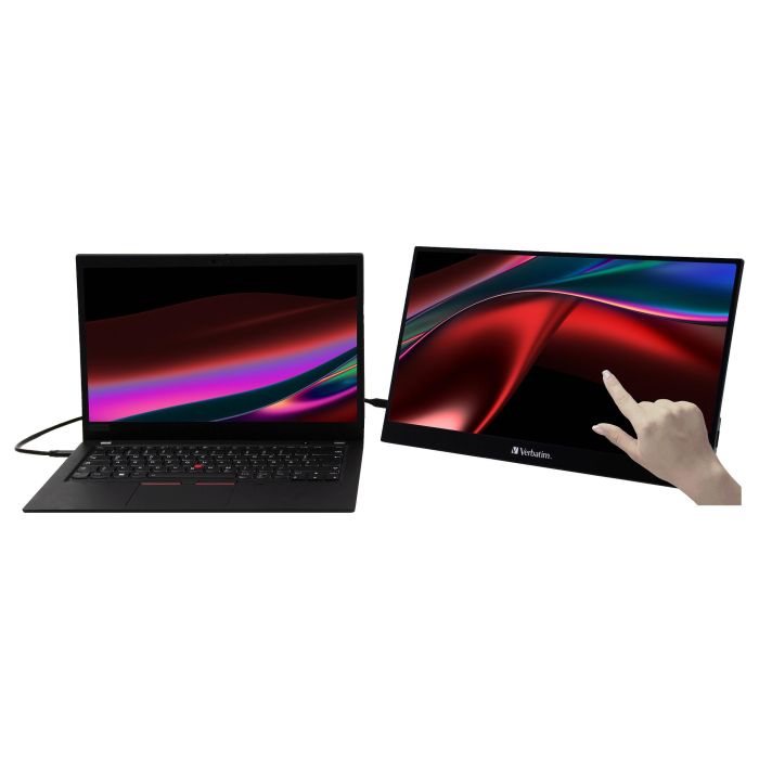 Verbatim Monitor Portátil Táctil PMT-17-4K 17.3" 4K UHD Multimedia Negro 3